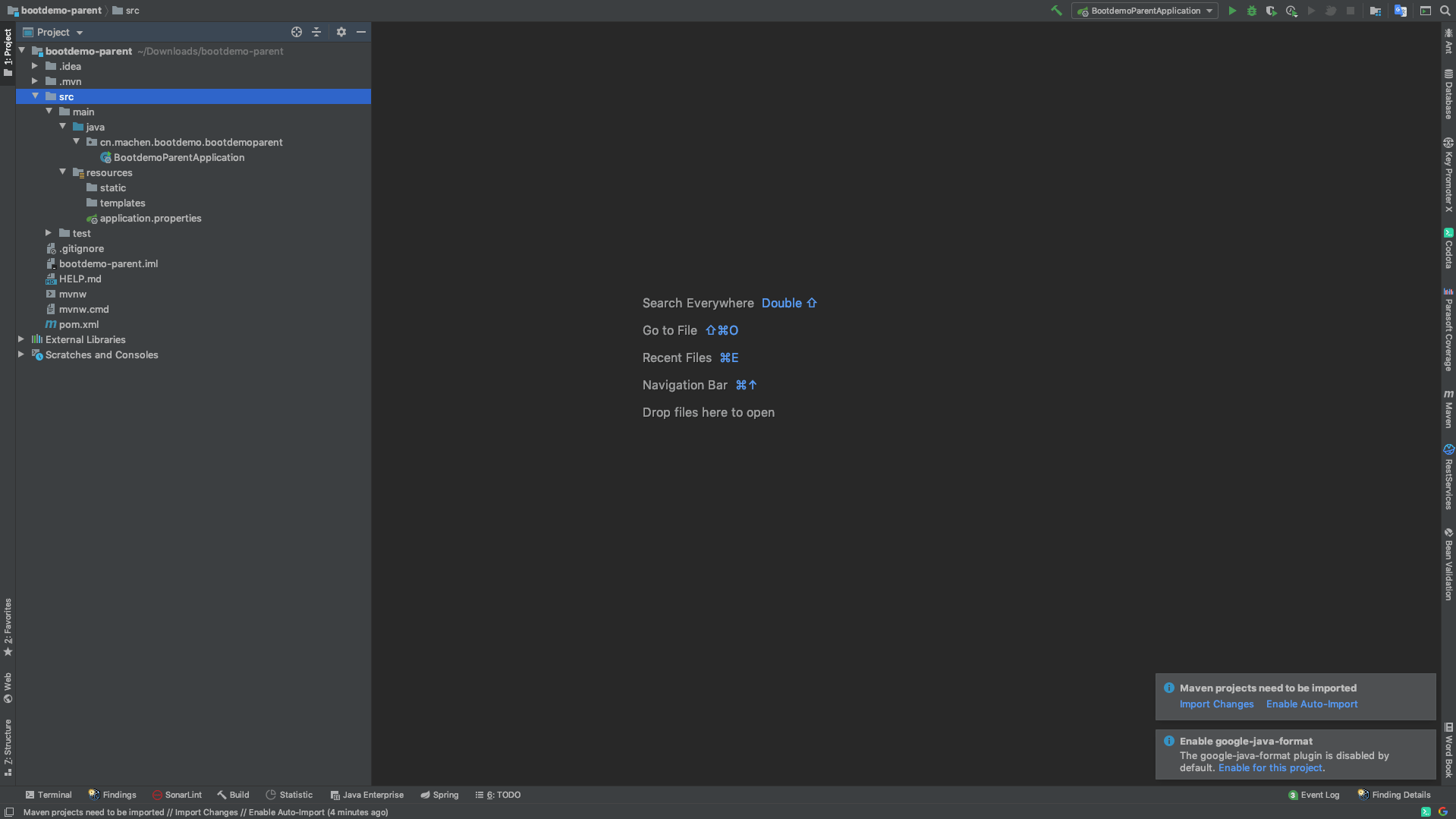 idea創建springboot父子module項目的實現方法